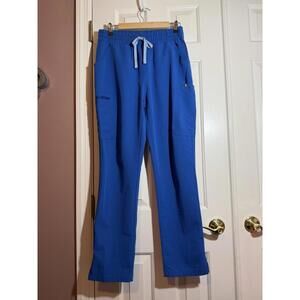 Figs Zamora Jogger Scrub Pants Womens Medium Blue PO 2441